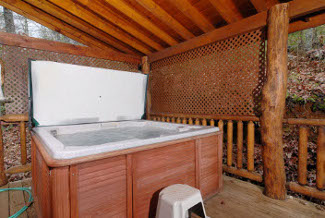 Pigeon Forge Pet Friendly Secluded One Bedroom Cabin Rental